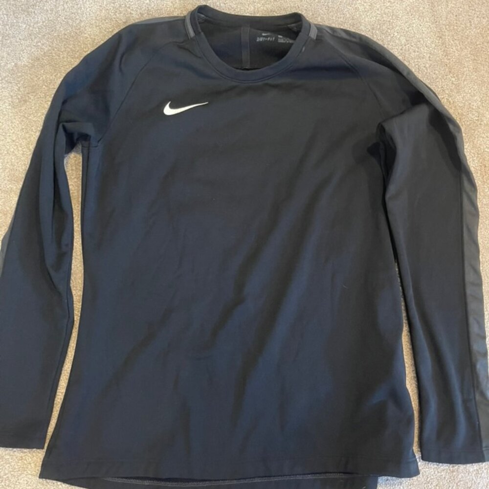 Nike Black Dri-Fit Long Sleeve with Soft Interior Lining